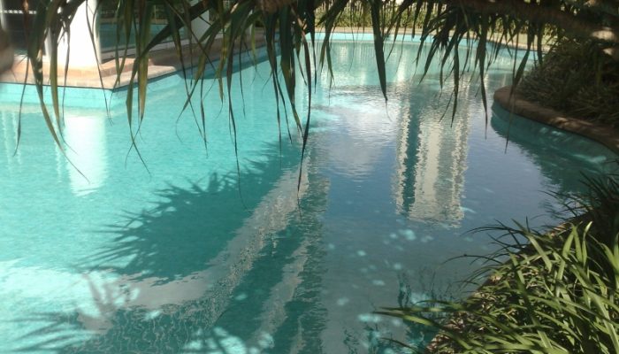 Lagoon at Broadbeach: The Maldive pool liner gave off a beautiful reflection
