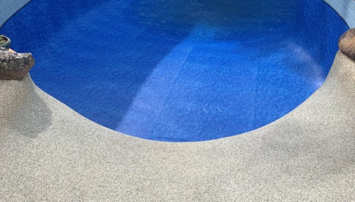Concrete Marble Pool Converted to Aqualux Maui
